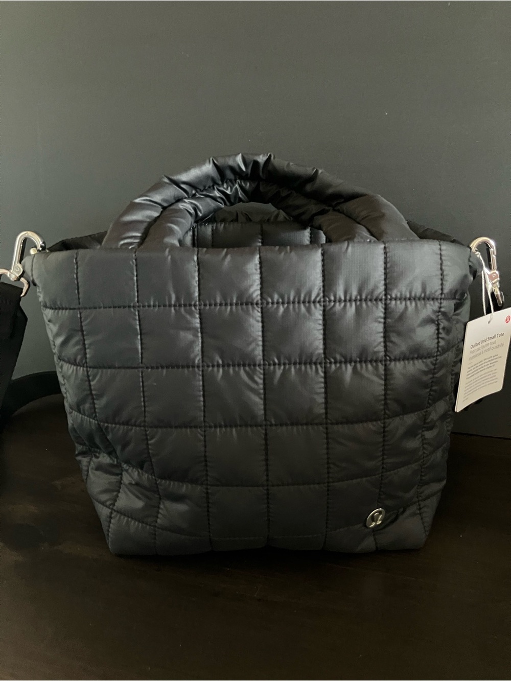 lululemon athletica Quilted Grid Bag 🆕 in Black 🖤